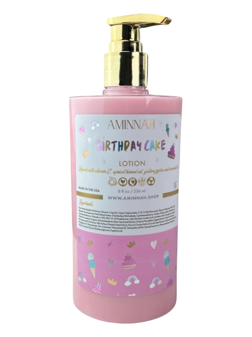 Aminnah Birthday Cake Body Lotion